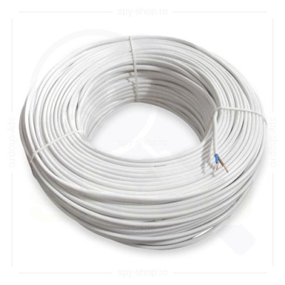 Two-wire cable of 100M./Roll 2x1.5mm white